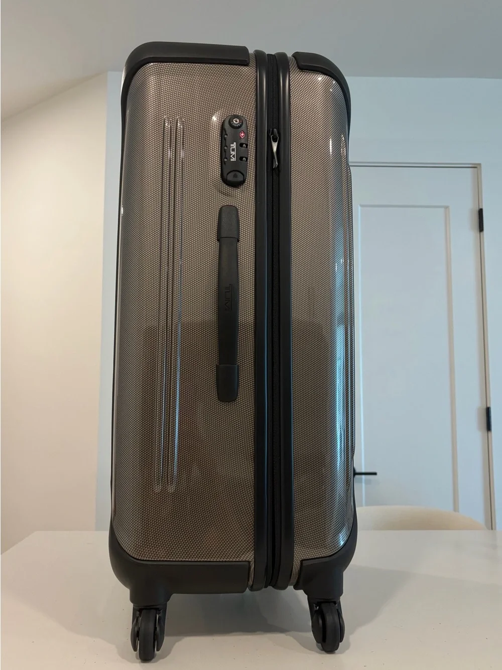 Tumi Metallic Taupe Two-Piece Spinner Luggage Set